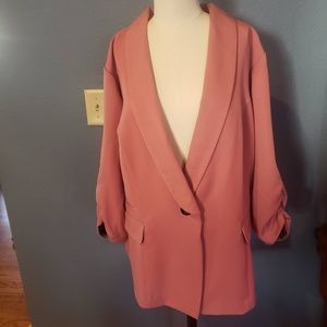 Maurices single-breasted watermelon blazer 3X